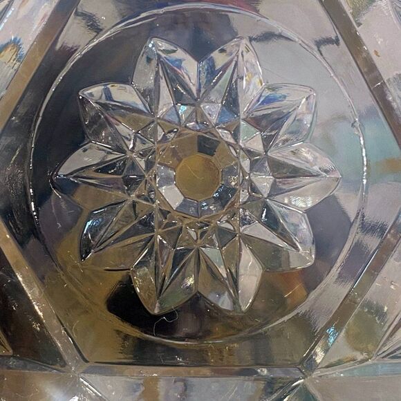 Anchor Hocking Rectangular Serving Dish Prescut Glass Early American - Picture 5 of 7